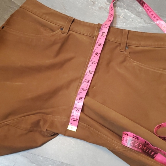Lululemon ABC Pant Slim *Utilitech. Burnt Caramel. Size 33. 27 1/2" Inseam. - Picture 15 of 16